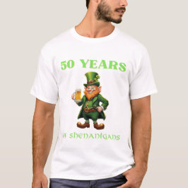 Festiver 50. Geburtstag des Heiligen Patrick in Go T-Shirt