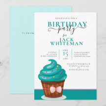 FESTIVER AQUAMARINER KUPCAKE BIRTHDAY