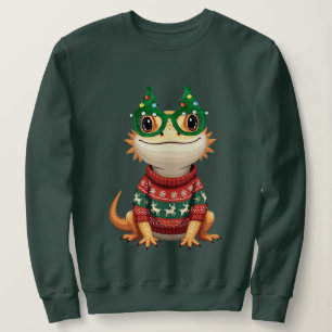 Festiver Bartagamen-Weihnachten   Geeky Reptil  Sweatshirt