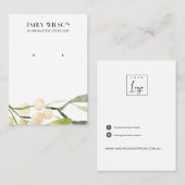 FESTIVER CHRISTMAS SCHNEHMEND BERRY STUD EARRING D VISITENKARTE (Vorne/Hinten)