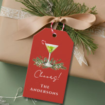 Festiver Martini-Cocktail  Frohe Weihnachten!