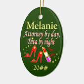 FESTIVER PERSONALISIERTER UND GESCHÄFTSBEAUFTRAGTE KERAMIK ORNAMENT (Links)