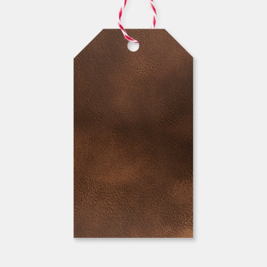 Festiver personalisierter Weihnachtsplätzchen-Mix  Geschenkanhänger (Rückseite)