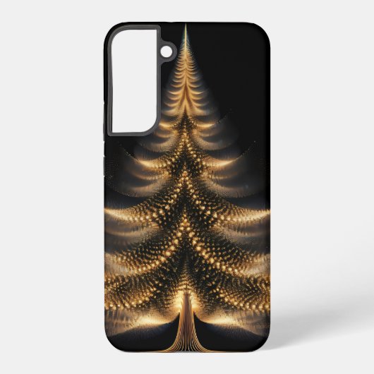 FESTIVER SCHWARZ- UND GOLDFERIENBAUM SAMSUNG GALAXY HÜLLE (Rückseite)