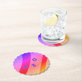 FESTIVER Untersetzer auf Papier im SUNSET AUF FEUE