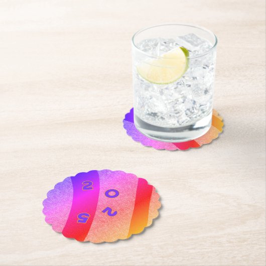 FESTIVER Untersetzer auf Papier im SUNSET AUF FEUE (Vor Ort)