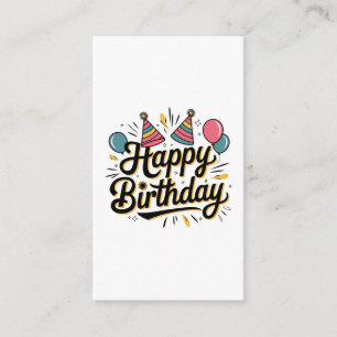 Festives Alles Gute zum Geburtstag Begleitkarte