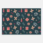 FESTIVES ARBEITSPAPIER GESCHENKPAPIER SET (Vorderseite 3)