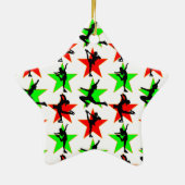 FESTIVES FIGURE SKATER CHRISTMAS DESIGN KERAMIKORNAMENT (Hinten)