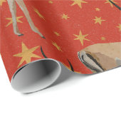 FESTIVES GAZELLE Wrapping Paper Geschenkpapier (Rolleneckpunkt)