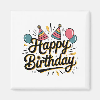 Festives Herzlichen Glückwunsch zum Geburtstag Magnet
