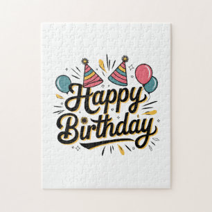 Festives Herzlichen Glückwunsch zum Geburtstag Puzzle