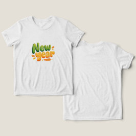 festives Neues Jahr  Tri-Blend Shirt