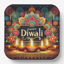 Festivi Diwali Pappteller