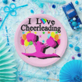 FESTIVI LIEBE CHEERLEADING PAPIER TELLER (Party)