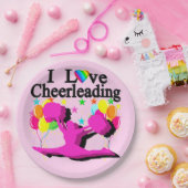 FESTIVI LIEBE CHEERLEADING PAPIER TELLER (Party)