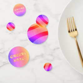 FESTIVITÄT Konfetti IN SUNSET AUF FEUER