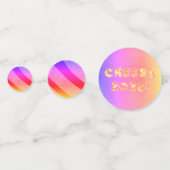 FESTIVITÄT Konfetti IN SUNSET AUF FEUER (Rückseiten)