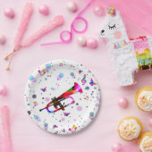 Festivitäts-Trumpet Pappteller (Party)