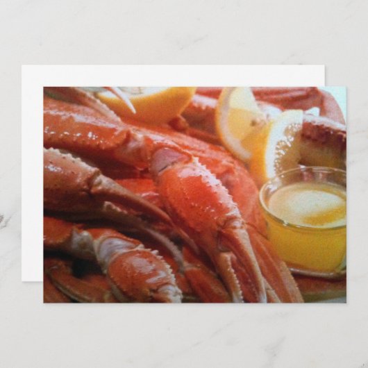 FESTIVITÄTSINVITÄT "GRAB LEG" EINLADUNG (Vorne/Hinten)