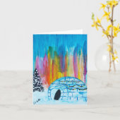 Festivo Iglu Karte (Gelbe Blume)