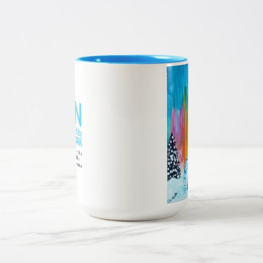 Festivo Iglu Zweifarbige Tasse (Mittel)