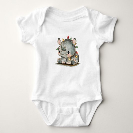 Festivo Rhino Baby Strampler (Vorderseite)