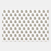 Festivo Rhino Geschenkpapier Set (Vorderseite)