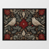 Festivstickerei Fensteraufkleber (Blatt)