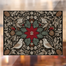 Festivstickerei Fensteraufkleber