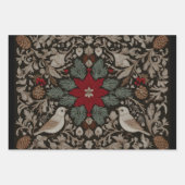 Festivstickerei Geschenkpapier Set (Vorderseite 3)