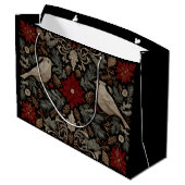 Festivstickerei Große Geschenktüte (Rückseite Schrägansicht)