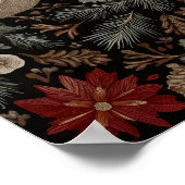 Festivstickerei Poster (Ecke)