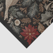 Festivstickerei Seidenpapier (Detail)