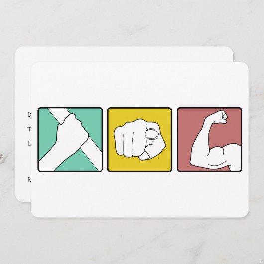 FESTIVUS-Abbildung Einladung (Vorne/Hinten)