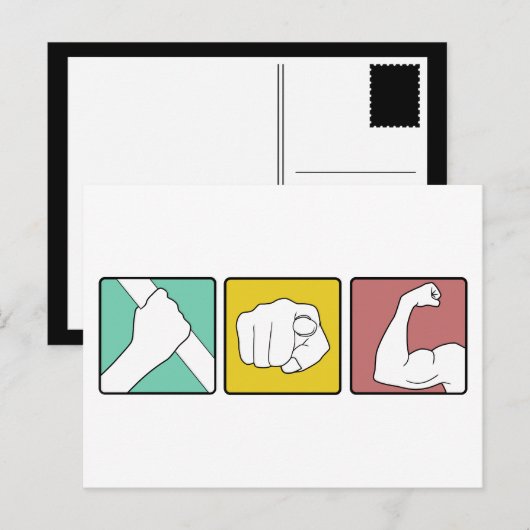 FESTIVUS-Abbildung Postkarte (Vorne/Hinten)