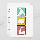 FESTIVUS ILLUSTRIERT EINLADUNG (Vorne/Hinten)