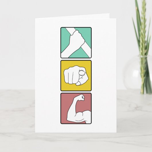 FESTIVUS illustriert Feiertagskarte (Vorderseite)