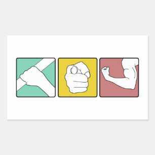 FESTIVUS ILLUSTRIERT RECHTECKIGER AUFKLEBER