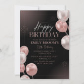 Festklassy Minimal 30. Geburtstag Party Einladung (Vorderseite)