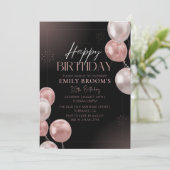 Festklassy Minimal 30. Geburtstag Party Einladung (Stehend Vorderseite)