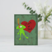 Festkleben an Ihrem Valentinrezept Postkarte (Stehend Vorderseite)