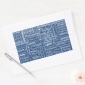 Festkleben in den Städten Finnlands Rechteckiger Aufkleber (Umschlag)