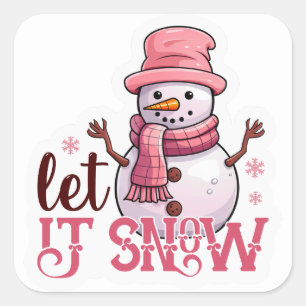 Festkleber Quadratischer Aufkleber