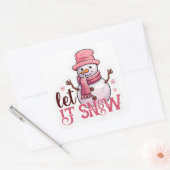 Festkleber Quadratischer Aufkleber (Umschlag)