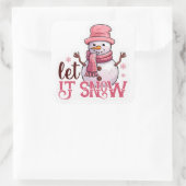 Festkleber Quadratischer Aufkleber (Tasche)