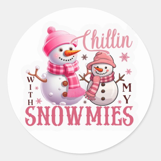 Festkleber Runder Aufkleber (Vorderseite)