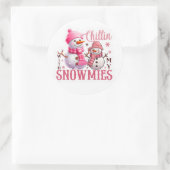 Festkleber Runder Aufkleber (Tasche)