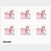 Festkleber Runder Aufkleber (Blatt)