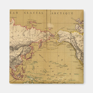 Festlandkarte Magnet